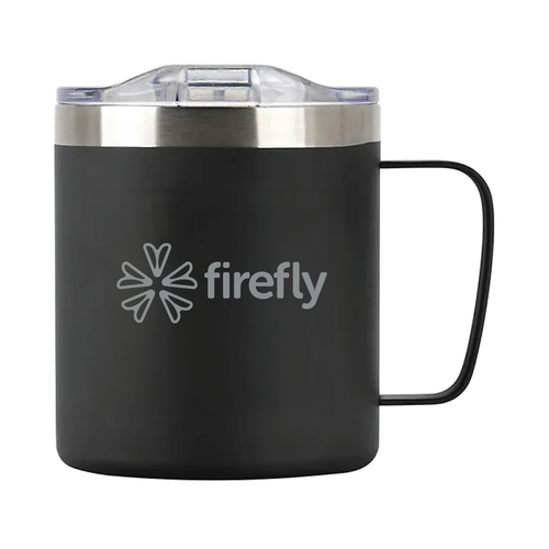 Custom Café To Go Stainless Mug 12 oz