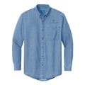 Men's Custom Port & Co Long Sleeve Value Denim Shirt
