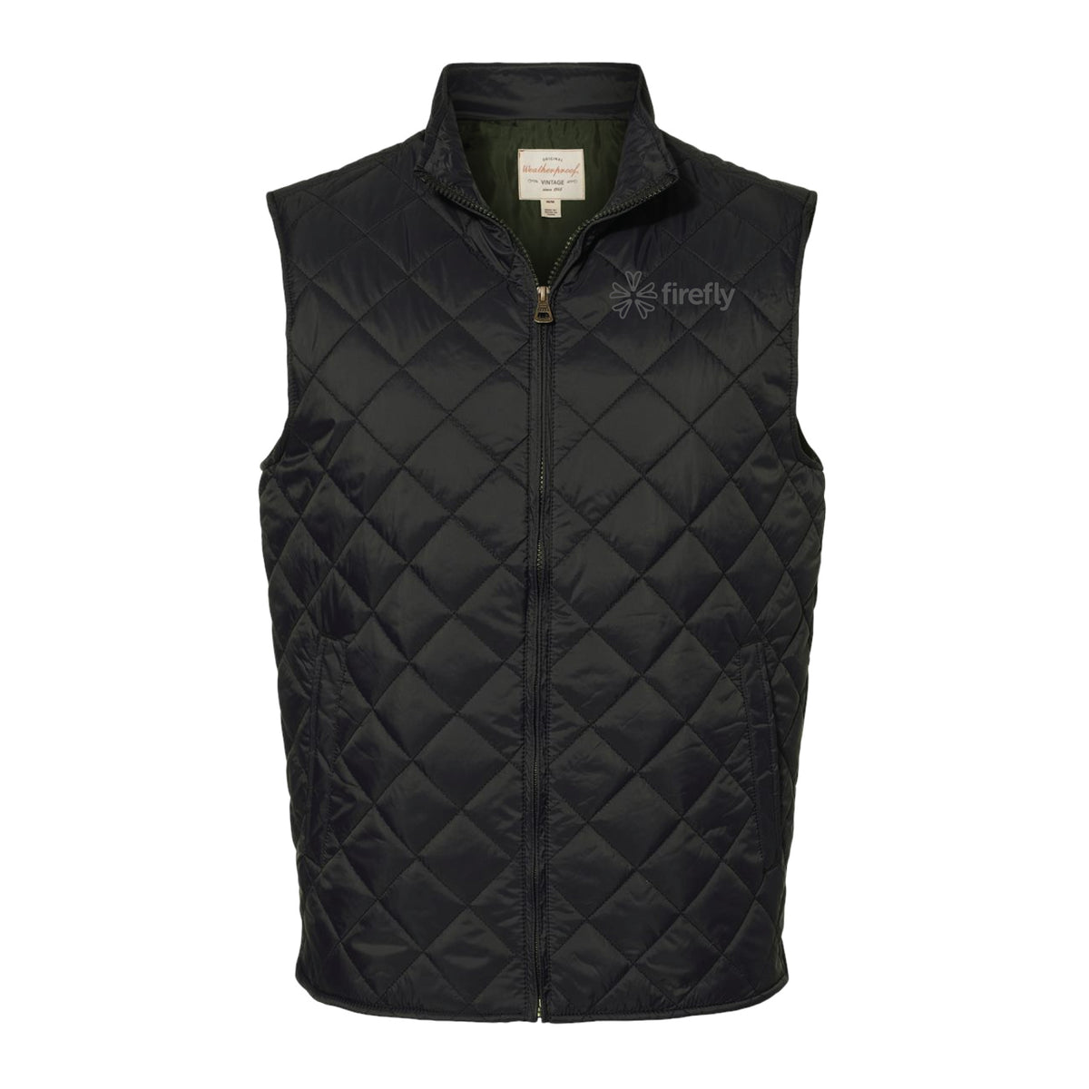 Men's Custom Vintage Diamond Quilted Vest