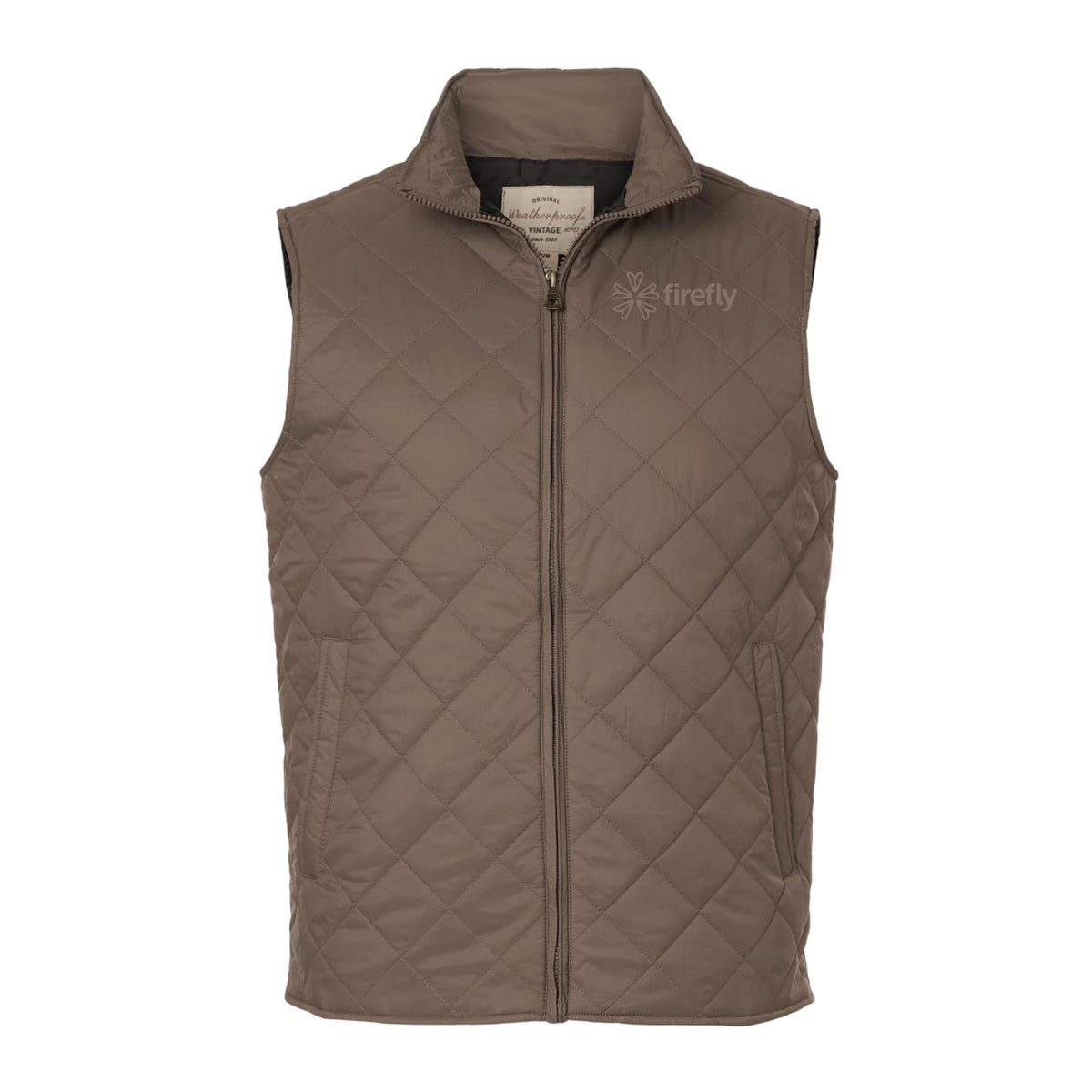 Men's Custom Vintage Diamond Quilted Vest