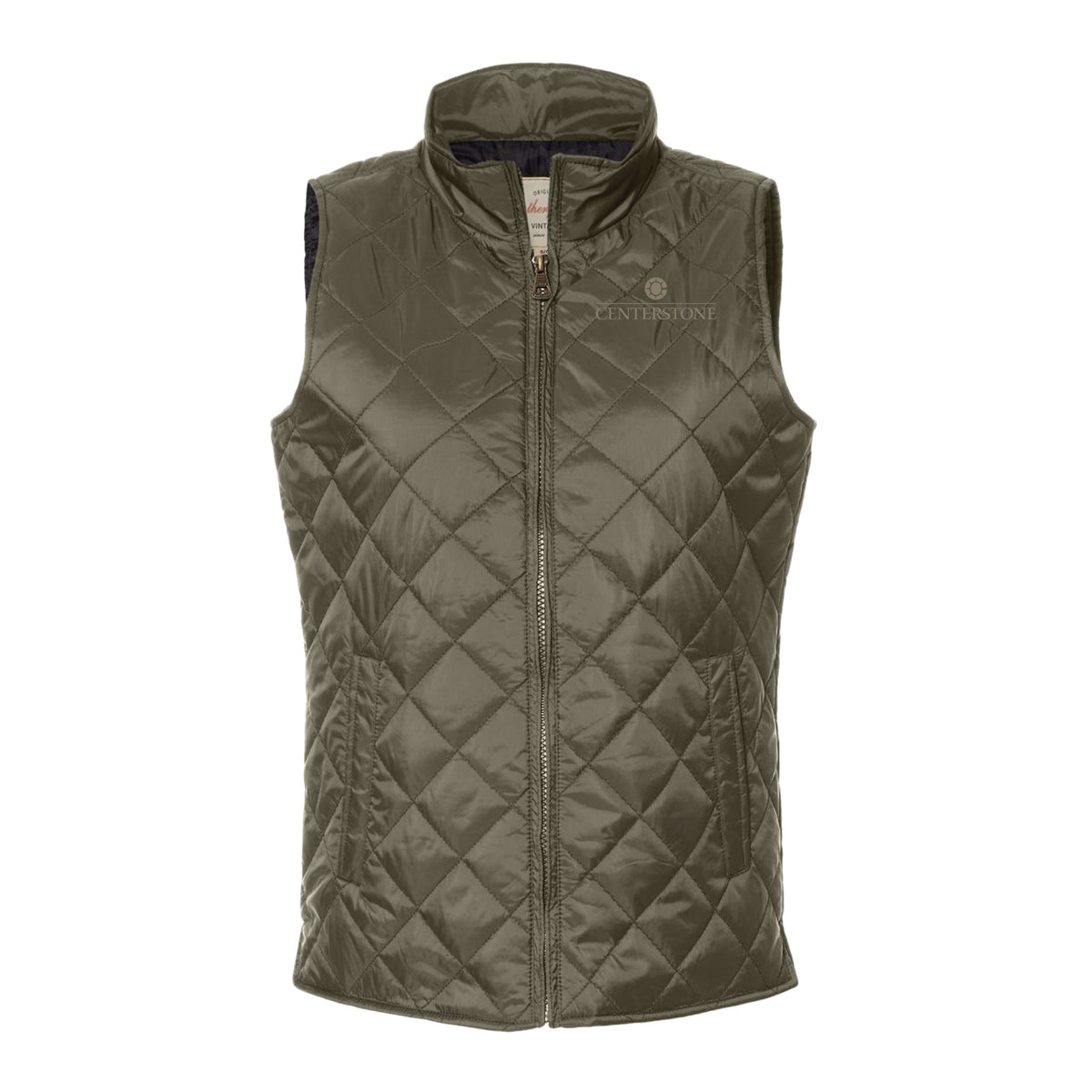 Women’s Custom Vintage Diamond Quilted Vest